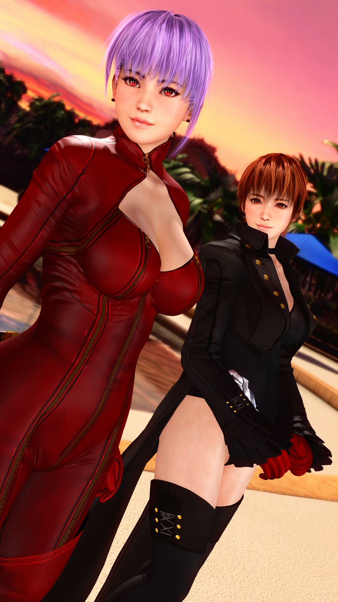 xMomiji_Sama's tweet photo. No girls....wrong outfi- ah whatever they're enjoying it 
#Ayane #Kasumi #DOAXVV #VirtualPhotography #Persona https://t.co/NW5SxyMCEm