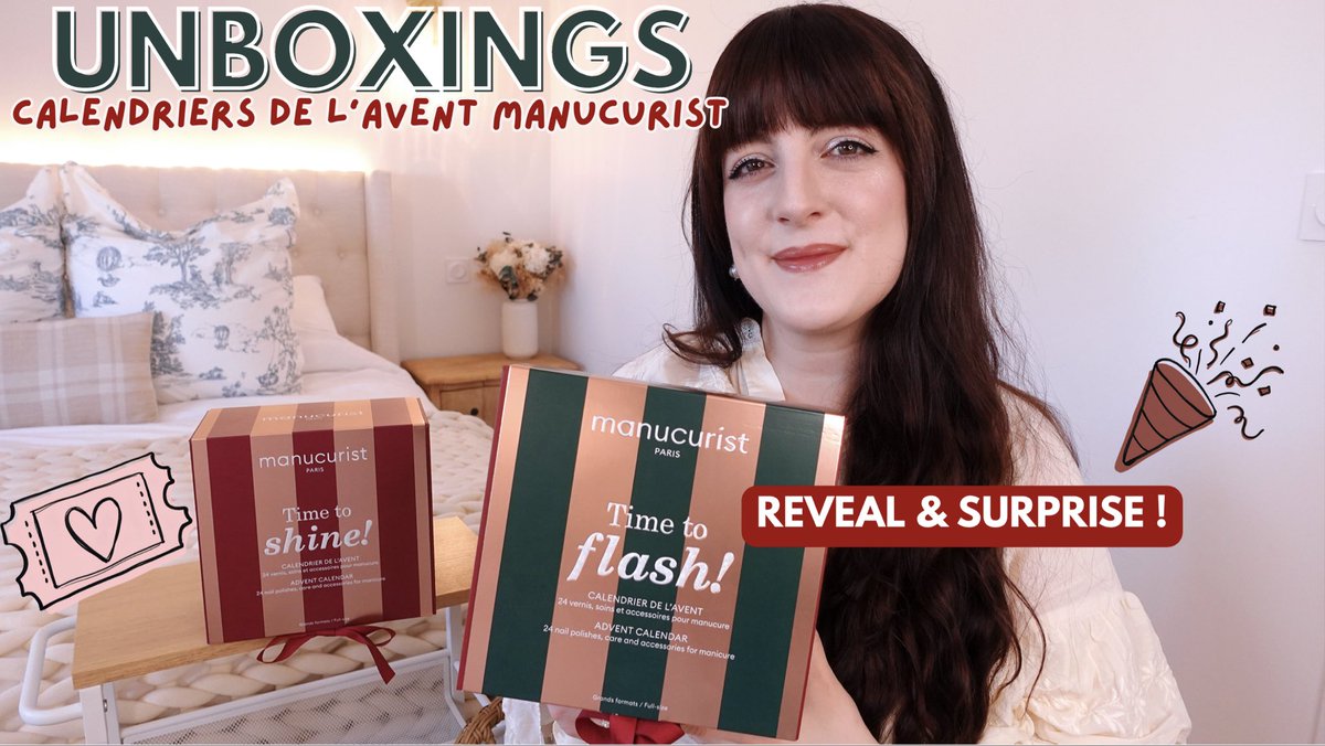 LOdoesmakeup's tweet photo. https://t.co/QwC9RI1K1U Nouvelle vidéo en ligne : reveal des 2 calendriers de l’Avent Manucurist! Avec une surprise et un bon plan 🎉

#calendrierdelavent #adventcalendar #unboxing #reveal #manucurist #surprise https://t.co/F97kfrY0nk