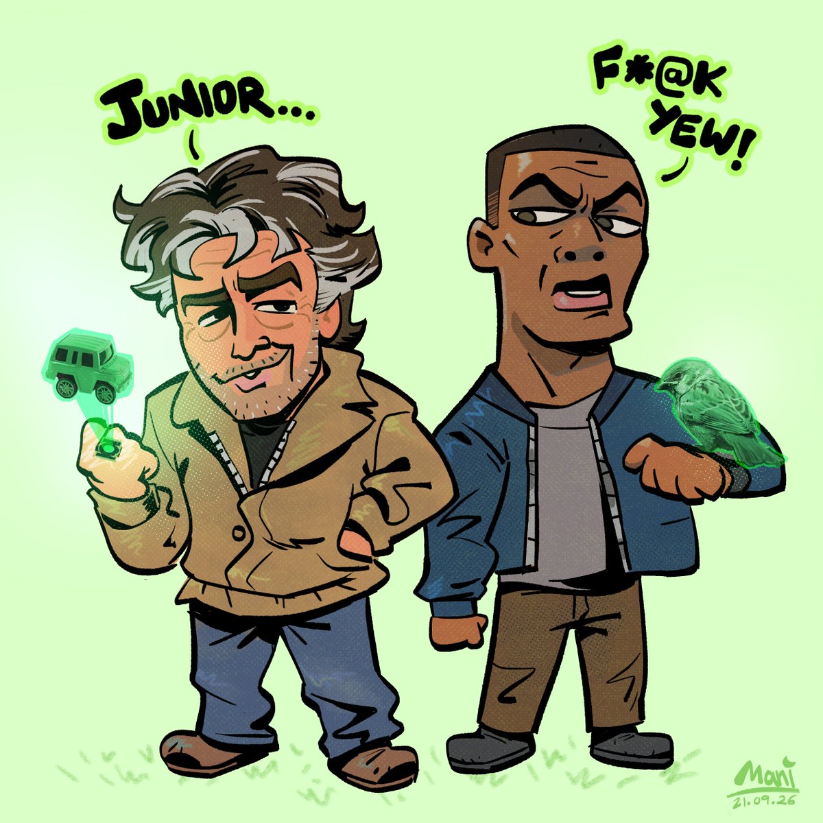 all_dat_mani's tweet photo. Hal and John 
#Lanterns #greenlantern https://t.co/wNaBgWyMIB