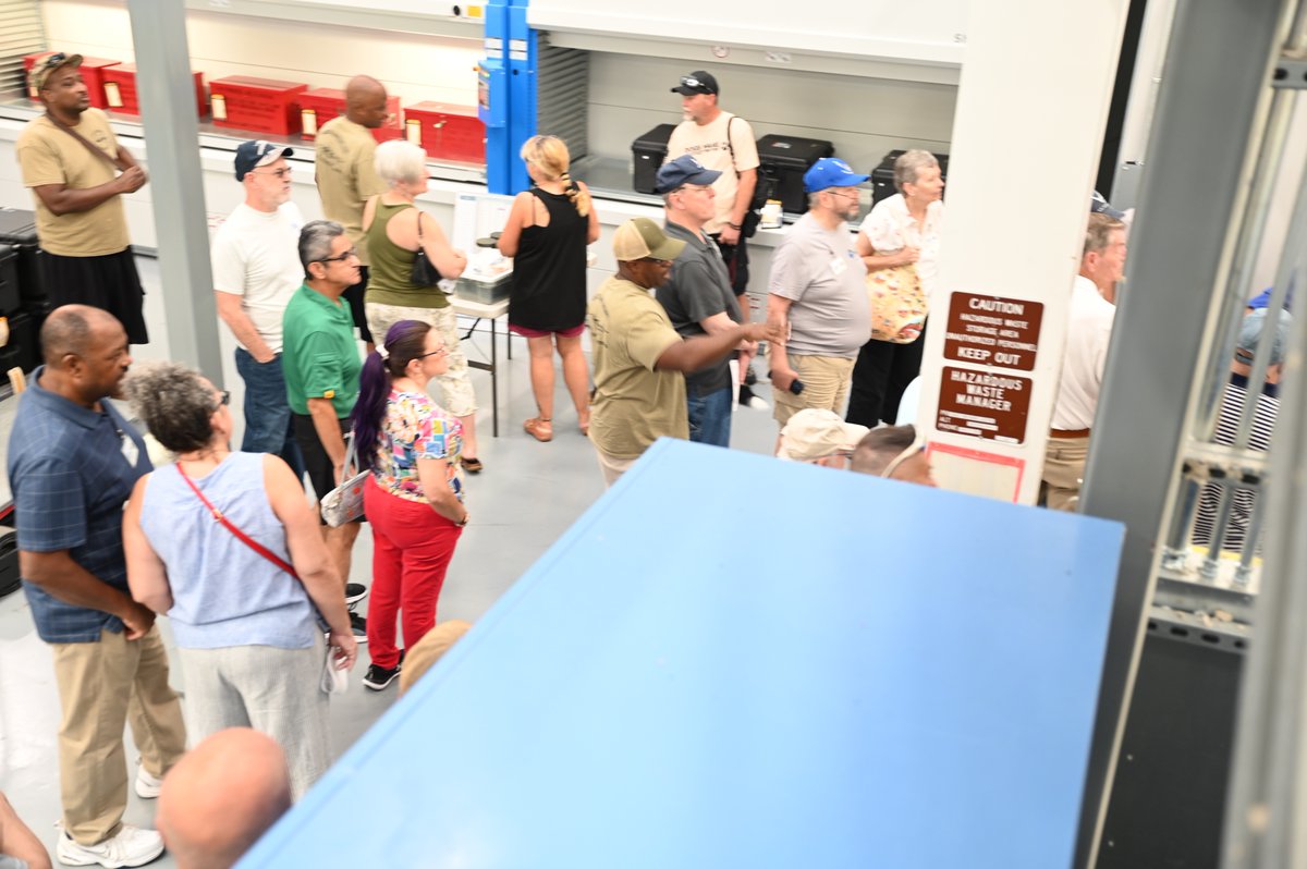 403rdWing's tweet photo. The 403rd Wing's aircrew flight equipment section recently hosted its annual reunion, providing attendees with a tour of the AFE section. The section showcased latest equipment updates, briefed the Hurricane Hunter mission, and gave a tour of the WC-130J Super Hercules aircraft. https://t.co/ivxaIFgRLs
