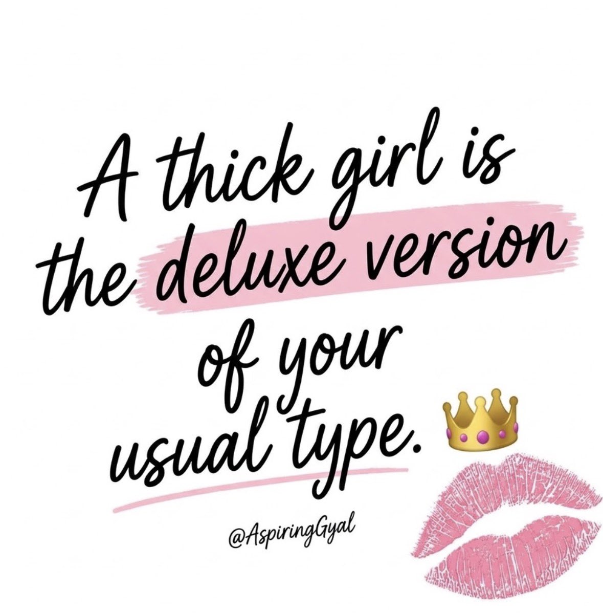 AspiringGyal's tweet photo. Deluxe edition. Extra curves, extra attitude, zero competition. 👑💋 https://t.co/GC46CbvZGy