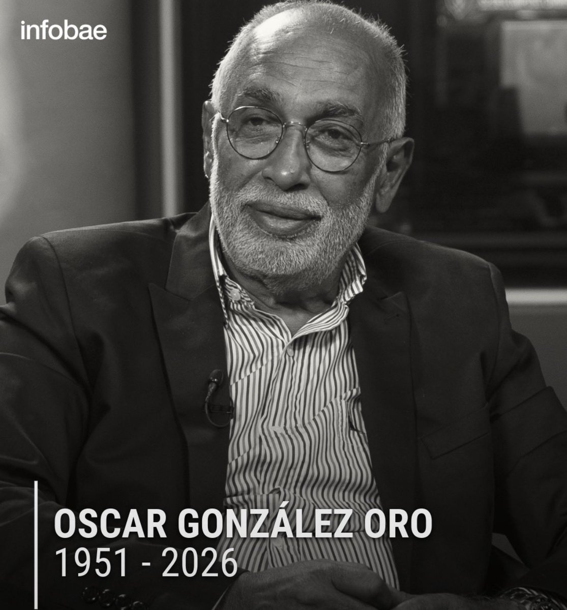 laurareloadedMM's tweet photo. MURIÓ OSCAR GONZÁLEZ ORO, UNA VOZ DE RADIO

El “Negro” tenía 74 años y vivía en Punta del Este. Fue el faro de una época dorada de la radio AM. “Es alegría lo que buscamos darle a la gente y sobre todo hacerla sentir acompañada”, definió. El adiós a un hombre que soñaba ser cantante, había estudiado teatro, recibió el carnet de locutor por la trayectoria y sentía curiosidad por la muerte.

Infobae 📎 https://t.co/1A0WANvPQI
