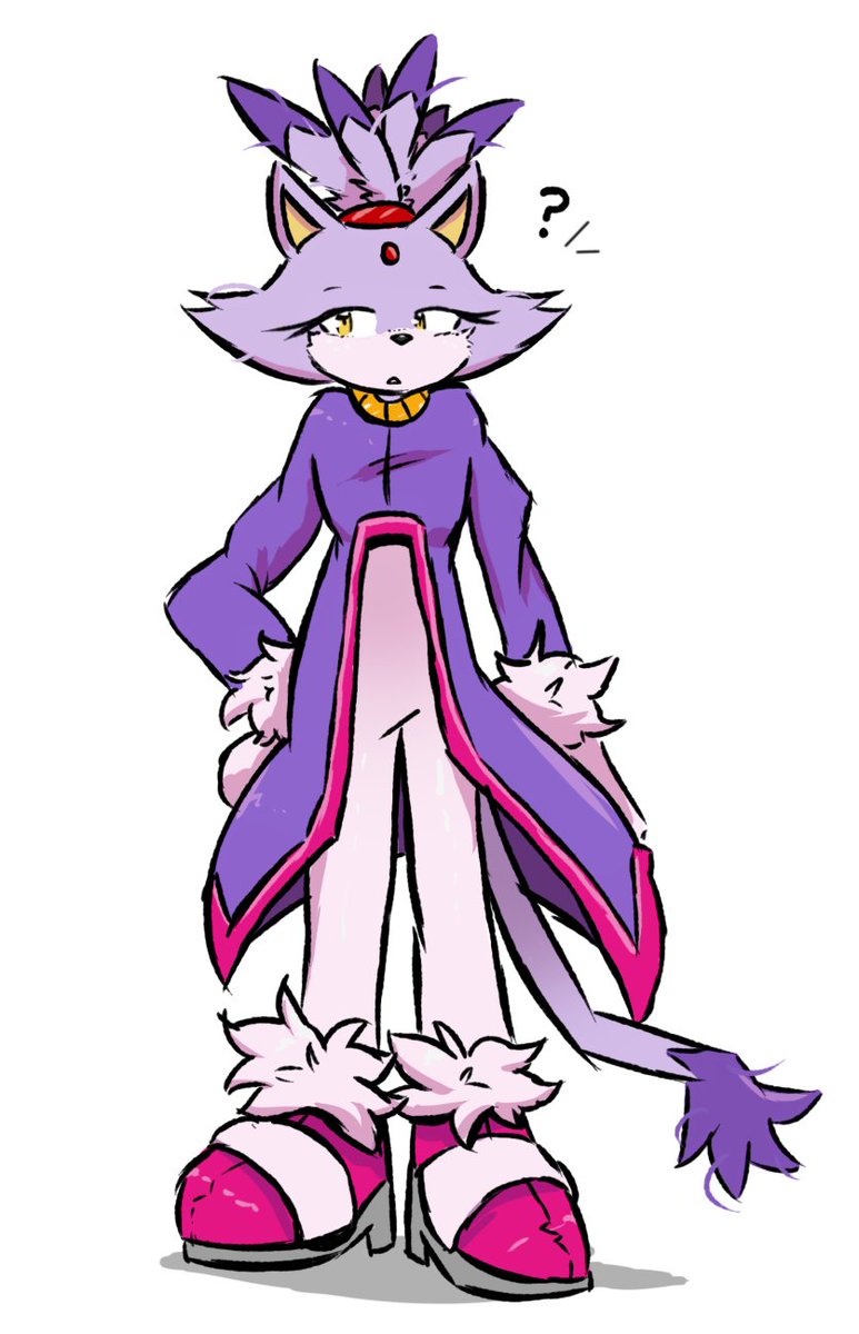 Dapuffster's tweet photo. Woah, it's Blaze the Cat!
#SonicTheHedgehog https://t.co/YgFZUcMZPb
