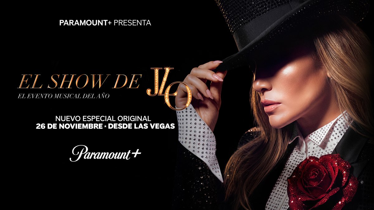ParamountPlusMX's tweet photo. 🎤 JLO llega para ponerle ritmo, brillo y mucho espectáculo a tu pantalla. 🔥✨ No te pierdas el nuevo especial original El Show de JLO este 26 de noviembre por Paramount Plus.

#ParamountPlus #JLO #Música #Especialmusical https://t.co/yl19bYYhSO