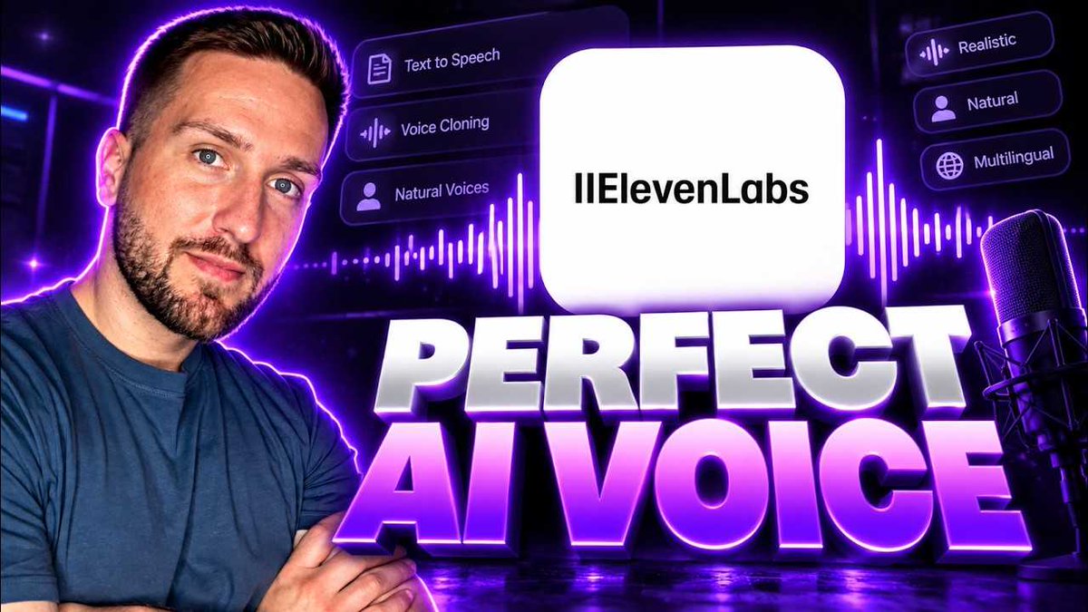 eddy45372's tweet photo. ElevenLabs is way more than voice cloning now.

This 2026 tutorial covers TTS, video dubbing, voice agents, AI music and pricing - all in 7 mins.

Must-watch for creators: https://t.co/PjlkzPrksP

 #ElevenLabs #AITools https://t.co/hxArIlRbeO