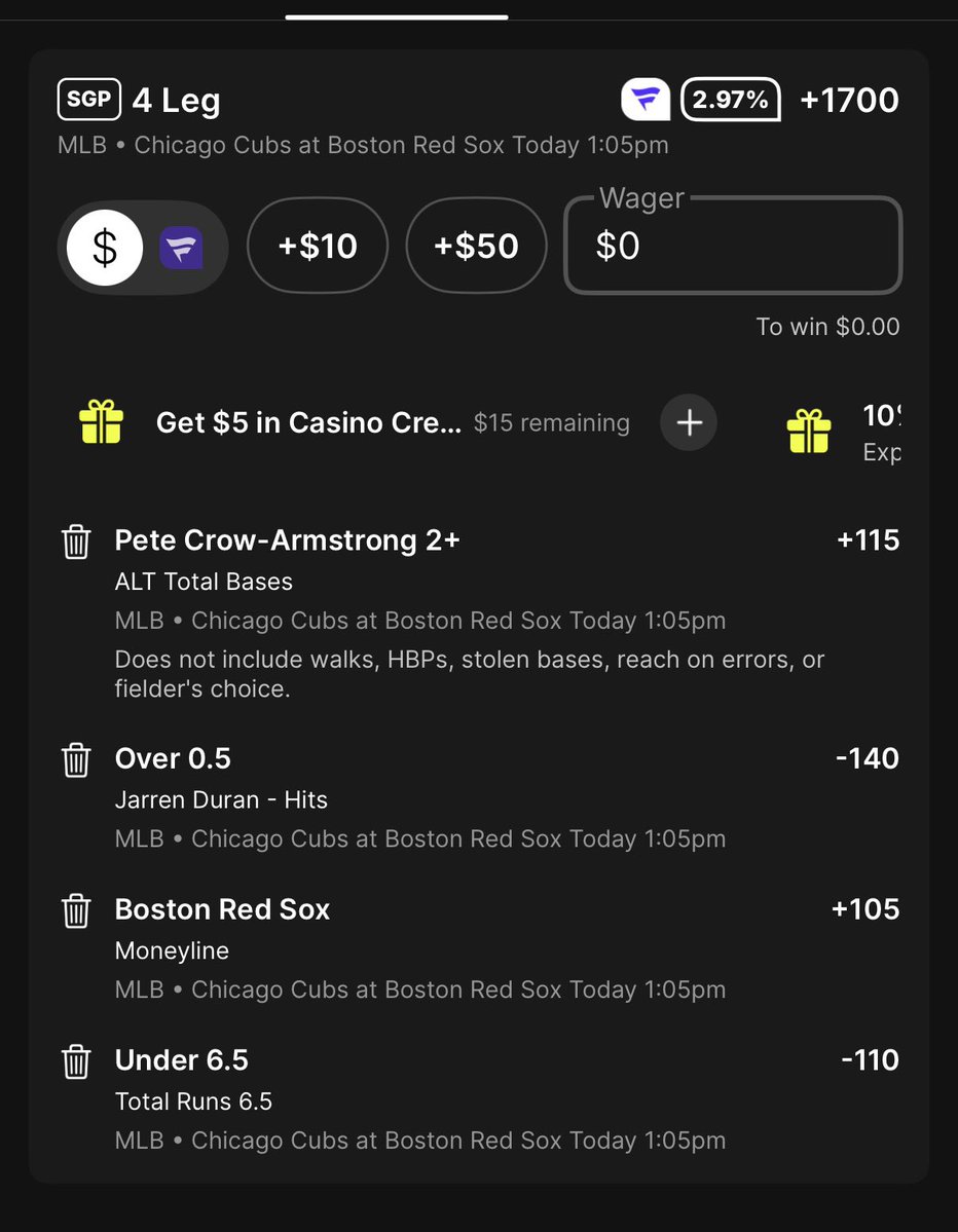 heaterpicks7's tweet photo. Cubs vs Red Sox game 1:05 get in this the lines are great!!!! Freee money loading! Let’s go fellas ✅✅🍀🍀✅✅

Let’s get after it https://t.co/adHZ7JGAHP