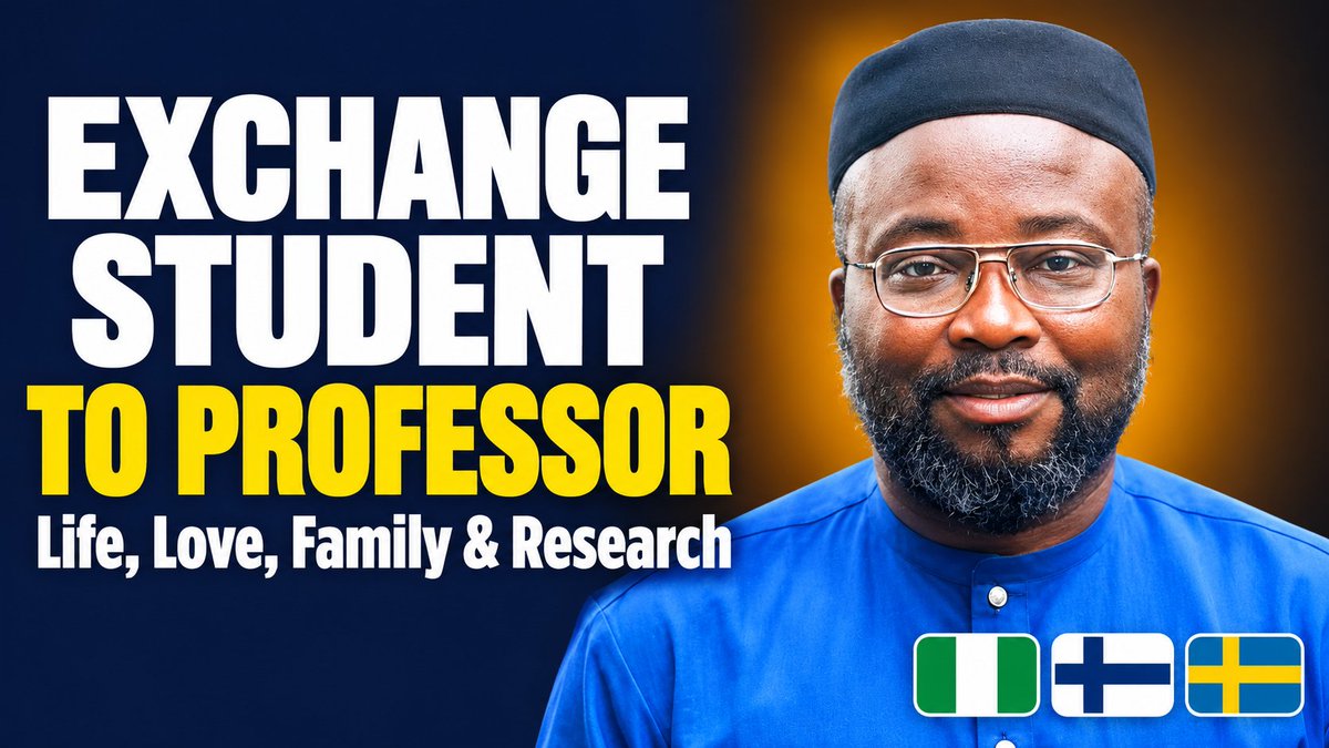 IkebudeStephen's tweet photo. He left Nigeria in 2002 on a youth exchange and never left Finland. 24 years later he’s an associate professor, married to a Finnish woman, raising three kids, and leading the Igbo community in Turku. This is the unfiltered migration story most people never hear.

🔗 Link in bio https://t.co/TIiRG7NCQr