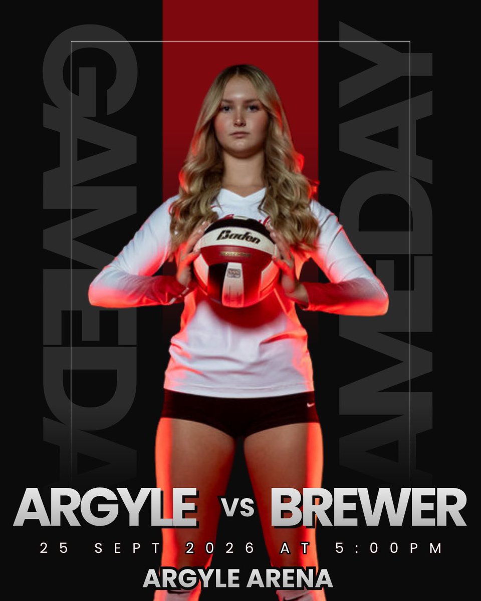 argyleeaglevb's tweet photo. Homecoming Match Tonight βΌοΈ
Come support your favorite volleyball team before heading over to football tonight!
π Brewer
π September 25
β° 9A/JV 6:00 | Varsity 5:00
π Argyle High School
π Be THERE & Be LOUD
π https://t.co/2SA82gglSX
#ONE26β€οΈ https://t.co/sMLH3eNZLm