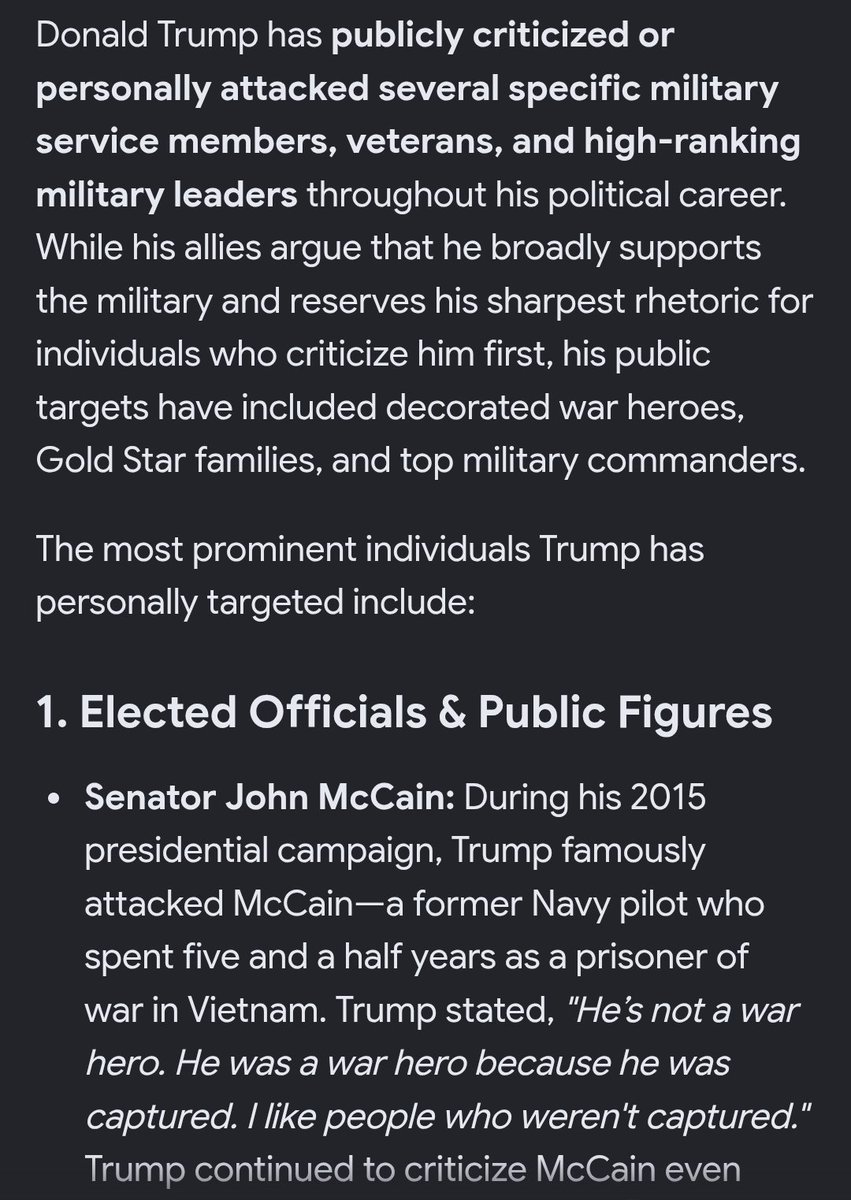 EarthFields's tweet photo. @Curs3dCarl @CBSNews If not thinking one person knows everything, than yup I'm in a cult. 

A attack on one service member is an attack on all service members. 

But sure. 

Have you ever watched the whole speech of trump meeting with our military leaders? Here's parts of it.
https://t.co/miNwQi9GD3 https://t.co/FcC88dCpCJ