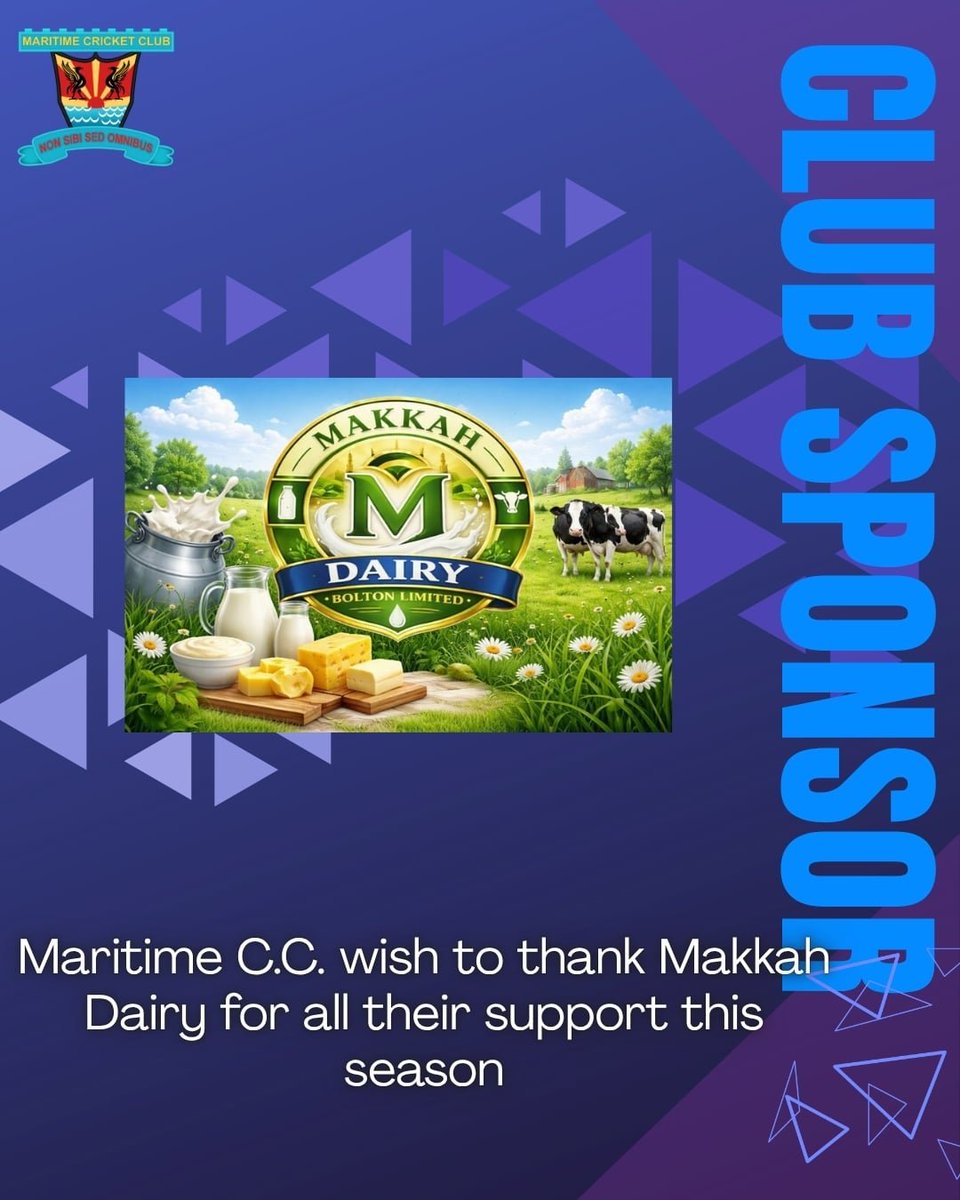 MaritimeC_C's tweet photo. Makkah Dairy, thank you for sponsoring us this season, we really appreciate your support, thank you👍🙂 https://t.co/QlSbeR6Z5j