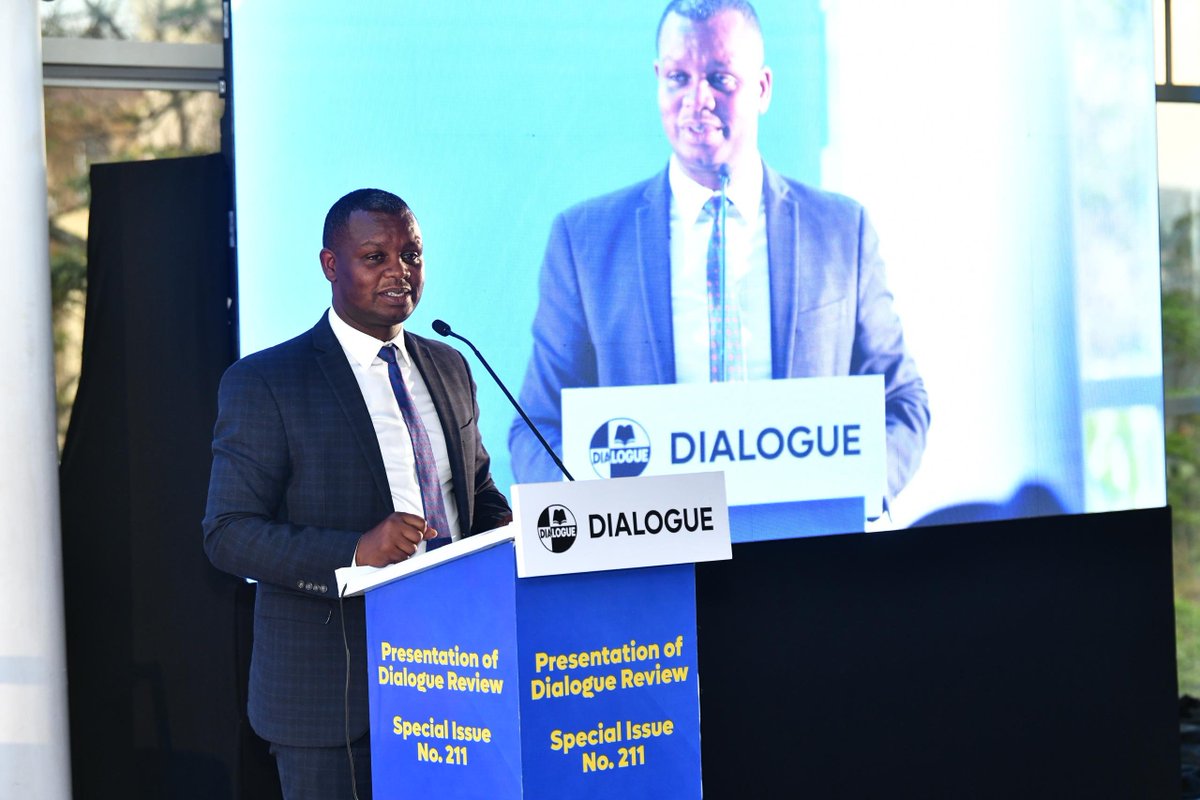 Unity_MemoryRw's tweet photo. This evening at the @KigaliLibrary, Permanent Secretary @Emahoro1 joins a community of researchers, writers, authors and youth for the presentation of Special Edition No. 211 of Dialogue Review, discussing peace in the Great Lakes region, and the challenges including the spread of genocide ideology in the region.
