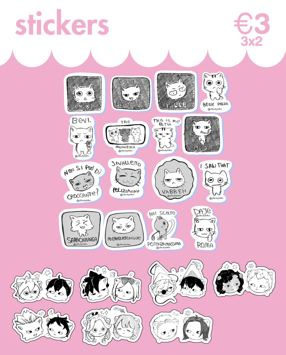 cloudyrobs's tweet photo. Eccoci con un catalogo dell'ultimo minuto per il romics!! Mi troverete al padiglione 5 posto D24💖

Ci sono un sacco di novità tra come le pin e i segnalibri che porterò per la prima volta in fiera✨

Ci vediamo dal 1 al 4 ottobre!!💖

trovate il resto del catalogo qui sotto https://t.co/64G9ad0lt1