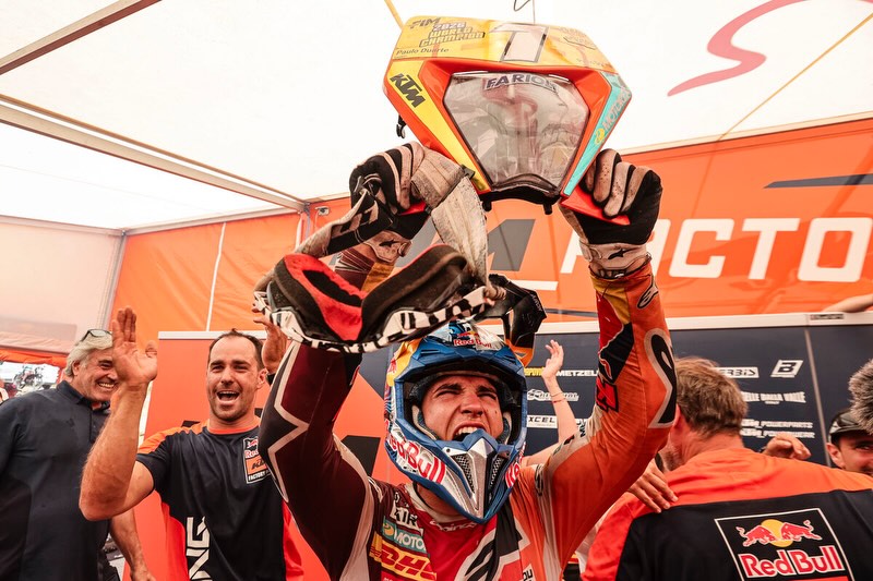 58_farukk's tweet photo. With his dominant 2026 season, Josep García claimed his third straight EnduroGP title, matching Juha Salminen as the only riders to win three consecutive FIM Enduro World Championship overall crowns. https://t.co/DDyK6t07RW
