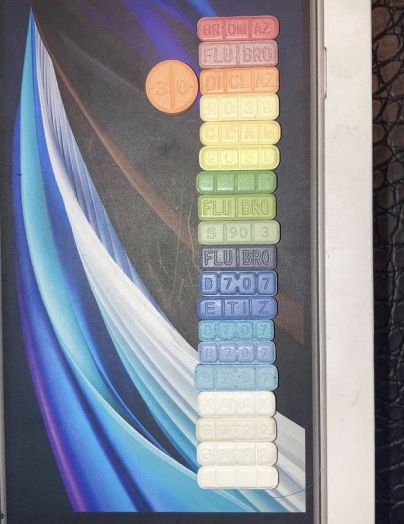 cookiemonsta069's tweet photo. Taste the rainbow #drugtwt #xanax #xantwt https://t.co/fXvxULsrdN