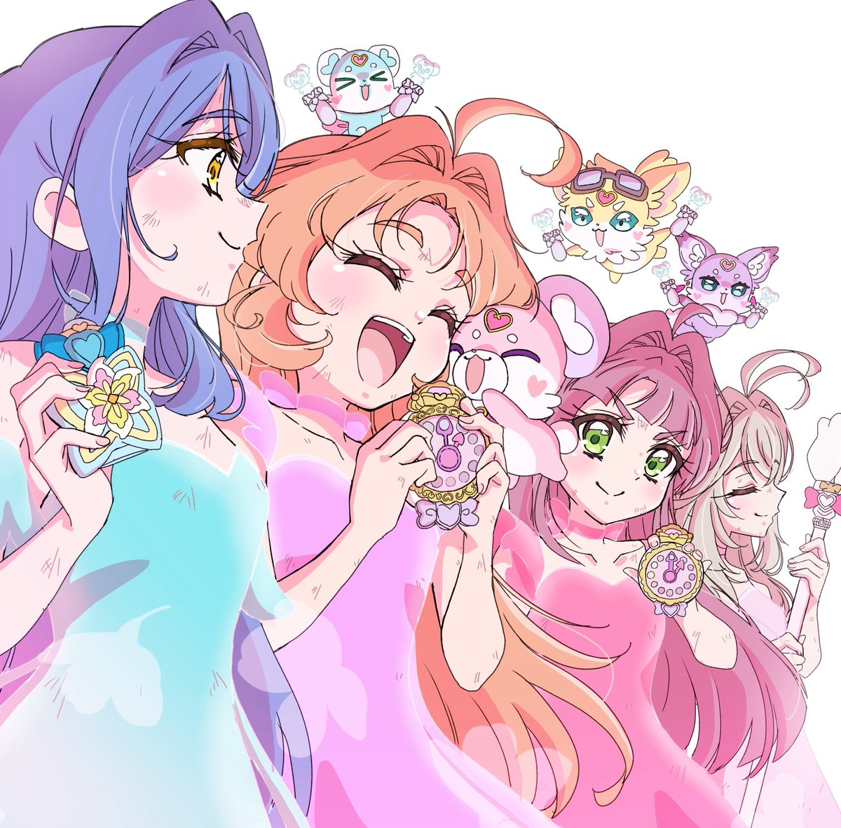 aki_precure's tweet photo. ドレス衣装、キズタッチ良き
からの逆転が至高 https://t.co/7JhzgKJMcC