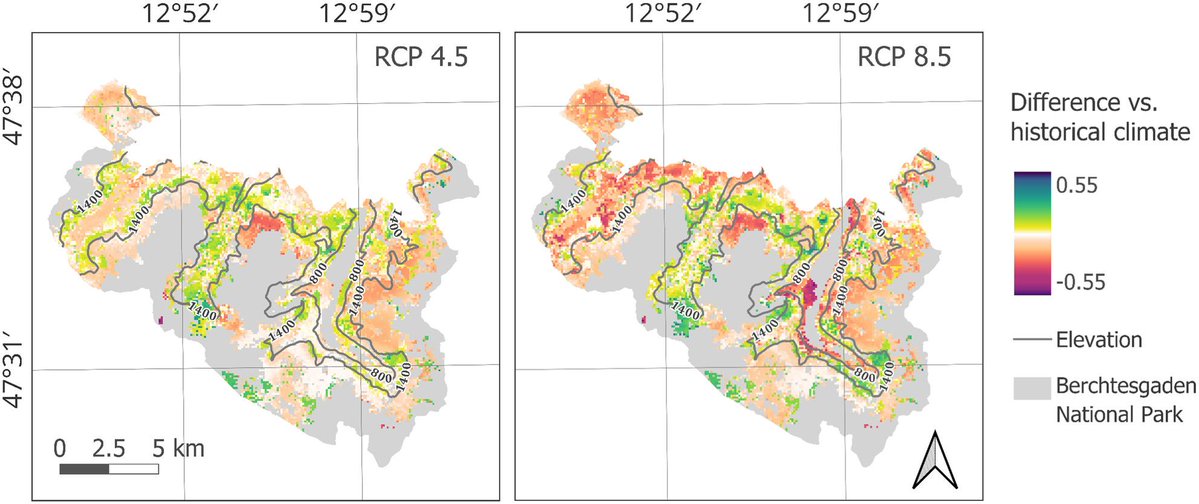 JEcology's tweet photo. 🌥️ Identifying hotspots of refugia capacity provides a practical tool to guide conservation management strategies in mountain forests under climate change 

👉️ https://t.co/P2JVgUhdcR https://t.co/WFz4ANebhe