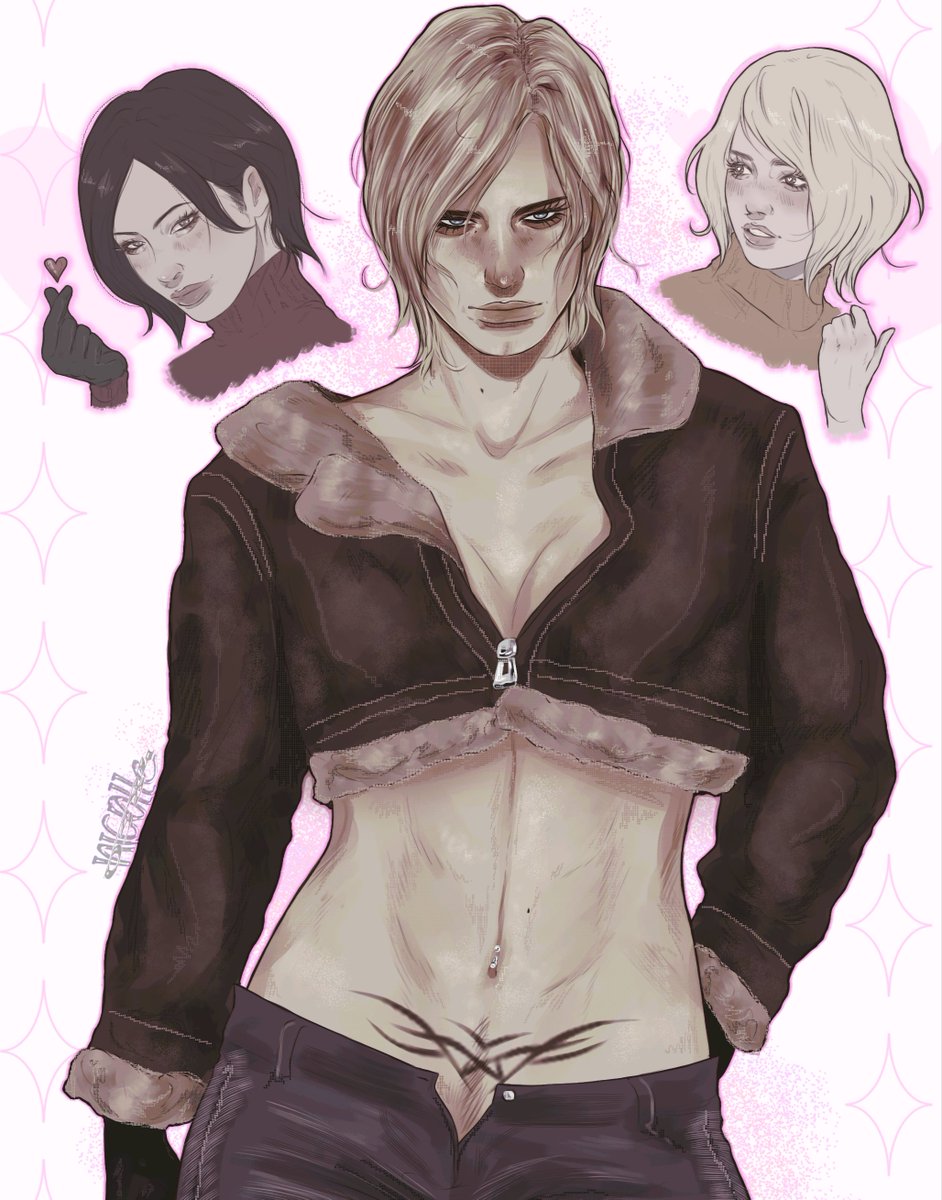nic0lle0384's tweet photo. fem leon save me from artblock #leonkennedy #residentevil https://t.co/Cu1vQhlDO6