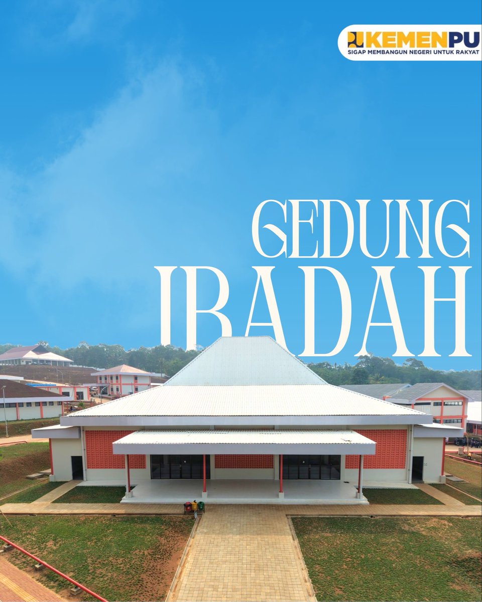 ppsbanten's tweet photo. Tidak hanya membangun fisik, tapi juga membangun karakter.

Kementerian Pekerjaan Umum terus berkomitmen menghadirkan infrastruktur pendidikan yang utuh di Sekolah Rakyat, salah satunya melalui pembangunan sarana ibadah. https://t.co/nwJUkJVflL