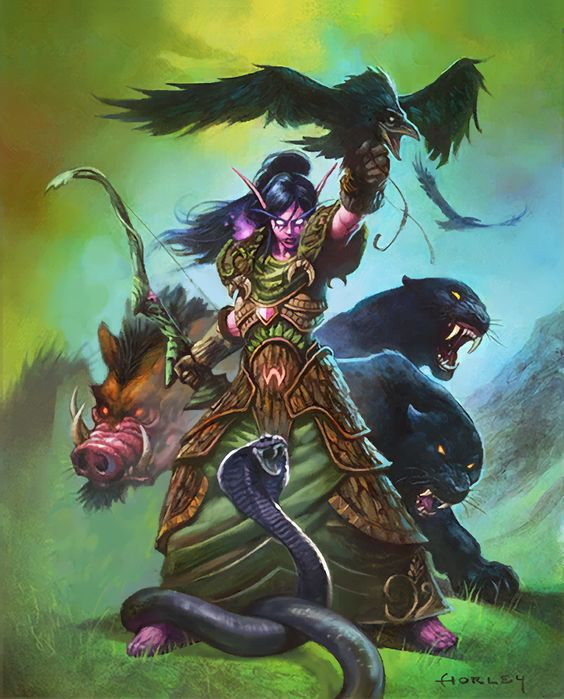 Neasper's tweet photo. By claw, fang and arrow the night elves defend their land https://t.co/2oAdoeR2rF