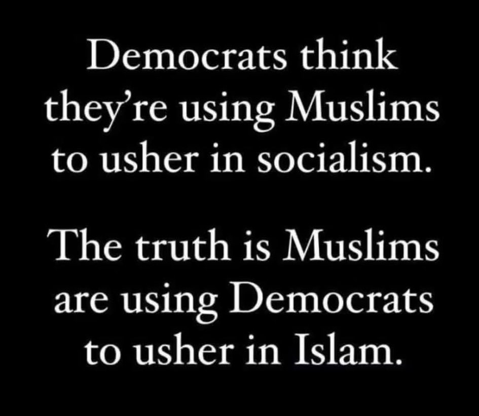 BillyRickiBob's tweet photo. @RoKhanna A vote for democrats is a vote for Islamists. https://t.co/ClsxQrqThK