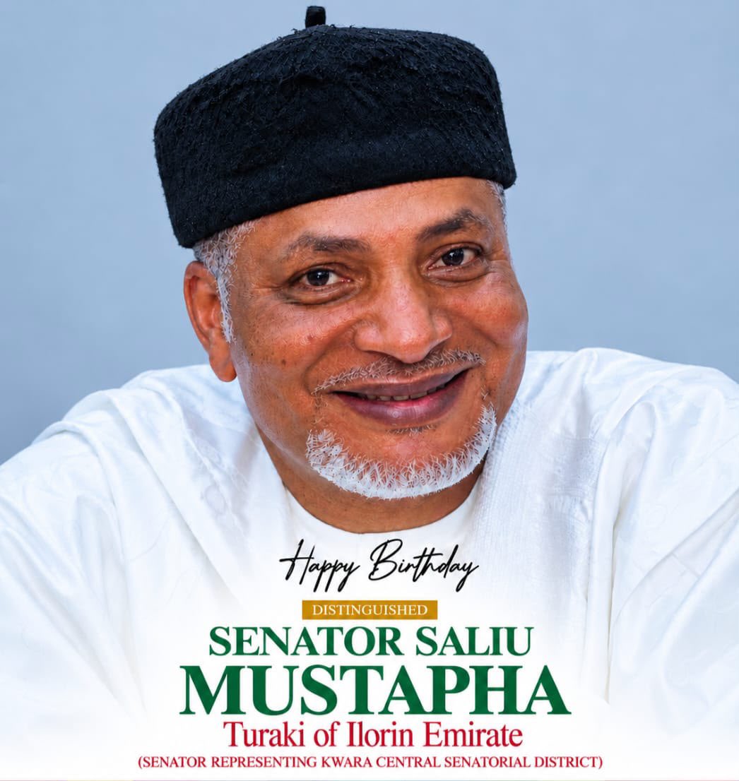 _OfficialPFA's tweet photo. Today, Prof. Fatai Aremu joins well-wishers across Kwara State in celebrating Senator Saliu Mustapha, Turaki of Ilorin, representing Kwara Central Senatorial District, as he marks another year of impactful service. He remains a distinguished public servant and leader whose contributions to the development of Kwara State and the Ilorin Emirate continue to stand out.

Kwara has given us many things to be proud of, and you're certainly one of them. 

Happy birthday, Distinguished Senator! May Allah continue to guide you and grant you even greater success in your endeavours, and may your celebration today be as fulfilling as the service you continue to render to our people.

Signed:

Professor Fatai Ayinde Aremu (Dadin Kowa)
PDP Candidate,
Asa/Ilorin West Federal Constituency