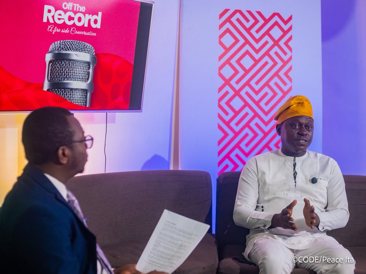 Connected_dev's tweet photo. “Trust the process.” But what makes the process trustworthy? 🗳️👀

Yesterday, we put that question on the table at the first Off The Record with CODE: “Can Citizens Trust the 2027 Ballot?”

Collins Nnabuife highlighted a clear starting point: INEC must follow its guidelines and the laws governing elections, because citizens need to see the rules respected and commitments kept.

For us at CODE, our concerns matter and so does your voice. Keep asking questions, checking information, and demanding accountability.

What’s ONE action that would strengthen your trust in the 2027 ballot?

#OffTheRecordWithCODE #ConnectedDevMediaVoices #Nigeria2027