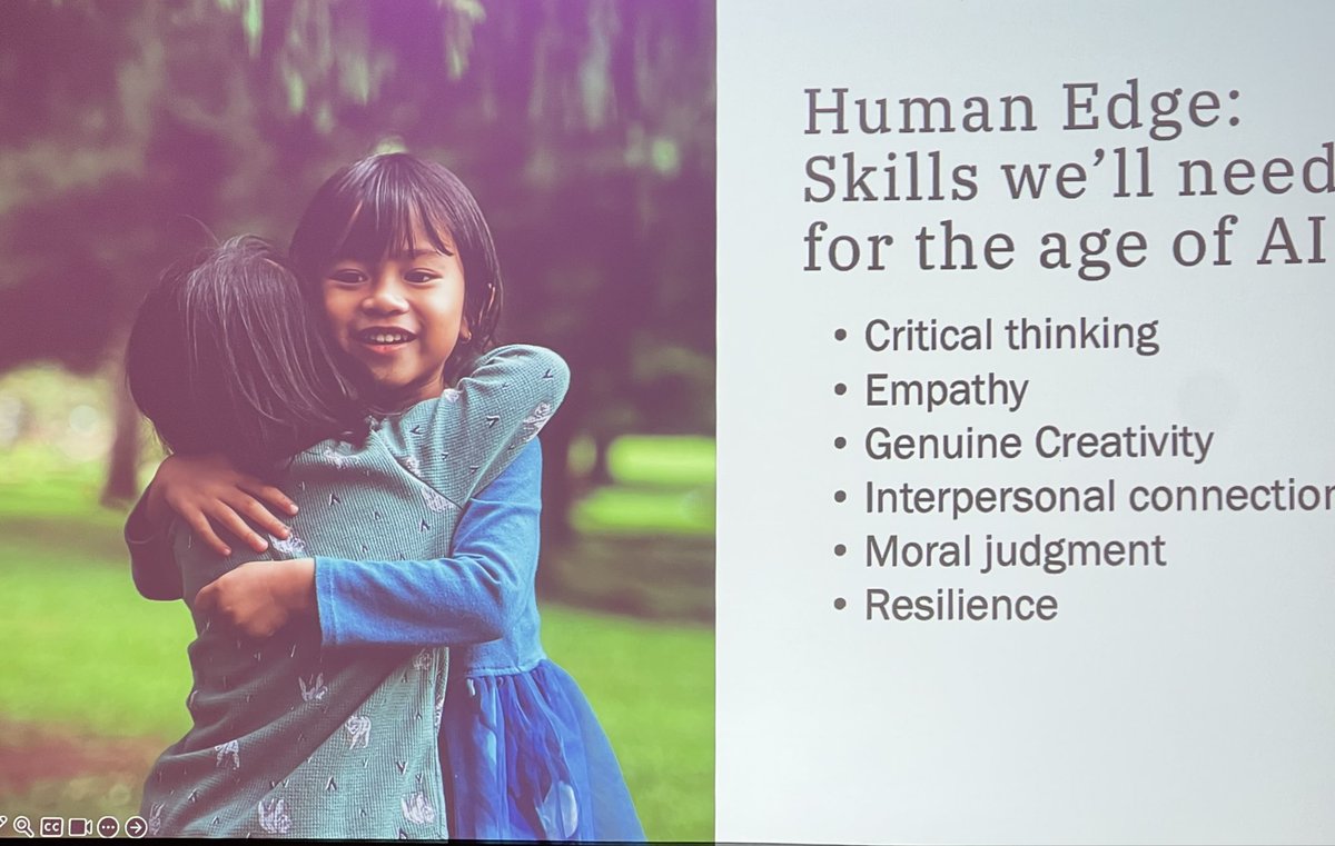 D_HenryMD's tweet photo. Another great discussion of AI at @WomenSurgeons annual meeting - @DrDanaSuskind details the skills that will be imperative in the age of AI. Human Connection is Irreplaceable! #AWS2026 #HumanRaised https://t.co/NJN3UJxRLZ