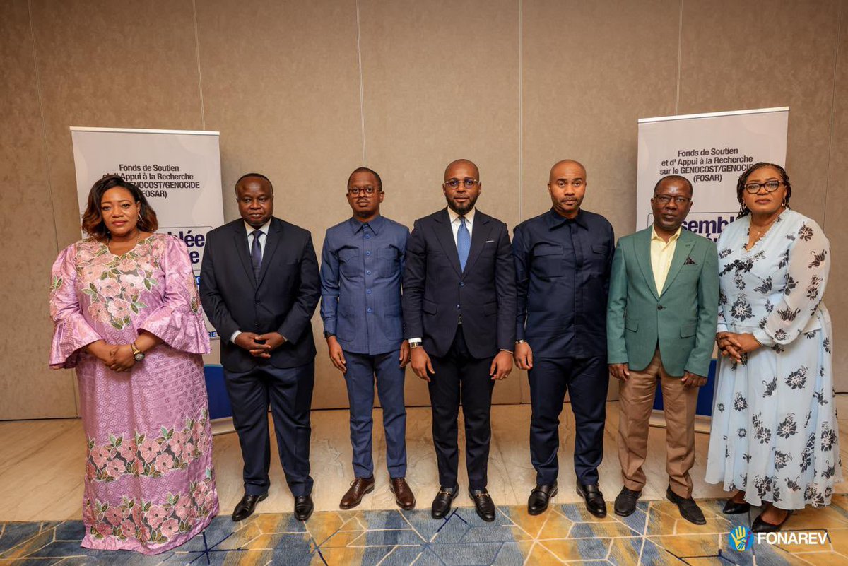 cia_varRDC's tweet photo. 🇨🇩 Le 24 septembre 2026, le Fonds de Soutien et d’Appui à la Recherche sur le GENOCOST/Génocide (FOSAR) a ouvert son Assemblée générale, consacrée à la validation de sa feuille de route, en présence des responsables des Centres de recherche, d’experts et des membres des différentes commissions.

Cette première journée a été rythmée par plusieurs interventions et la présentation des offres techniques des Centres de recherche, avant l’ouverture des travaux préparatoires en commission.

Au cœur des échanges : le fonctionnement des Centres, l’examen des projets de recherche et la définition des prochaines étapes du FOSAR.
À travers ces assises, le @FonarevRDC et la @cia_varRDC  réaffirment leur engagement à faire de la recherche un levier essentiel pour documenter les violences, préserver la mémoire, mieux identifier les victimes et contribuer à des réparations adaptées.

📅 Les travaux se poursuivront jusqu’au 26 septembre, avec pour objectif l’adoption d’une feuille de route commune.