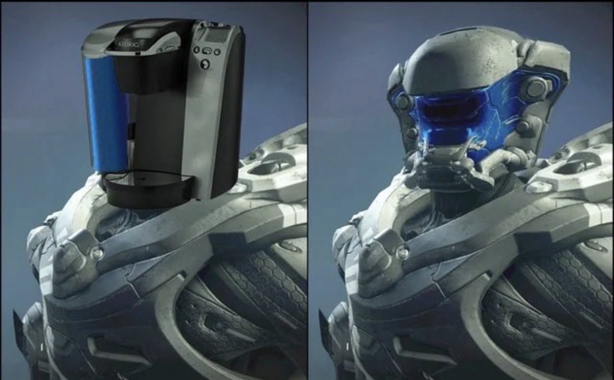 FadeAdmiral's tweet photo. @Mr_Blinx_ @VoltageWolfX @lastchalice Wow Chief sprinted in a cinematic but the devs were smart enough to keep it out of the game. Thank God his armor didn’t look like this 🤤. https://t.co/d1DNlHLOLi
