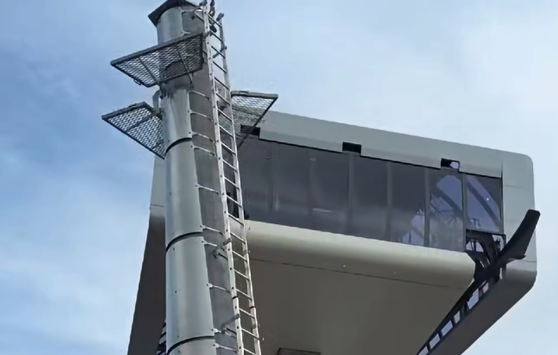 VIDEO: Así fue la instalación de la Torre 17 del AeroMetro
