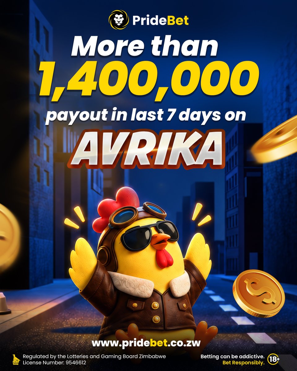pridebetzw's tweet photo. Over $1,400,000+ has been paid out on AVRIKA in just 7 DAYS! 💸 
Mdara, people are CASHING OUT everyday! 
Avrika irikubhadhara - Are you in or you watching?  

PLAY AVRIKA NOW! https://t.co/eXj45MtXnN  #PrideSpinsZW #Avrika #WhatsHot https://t.co/0zXqNArcTt