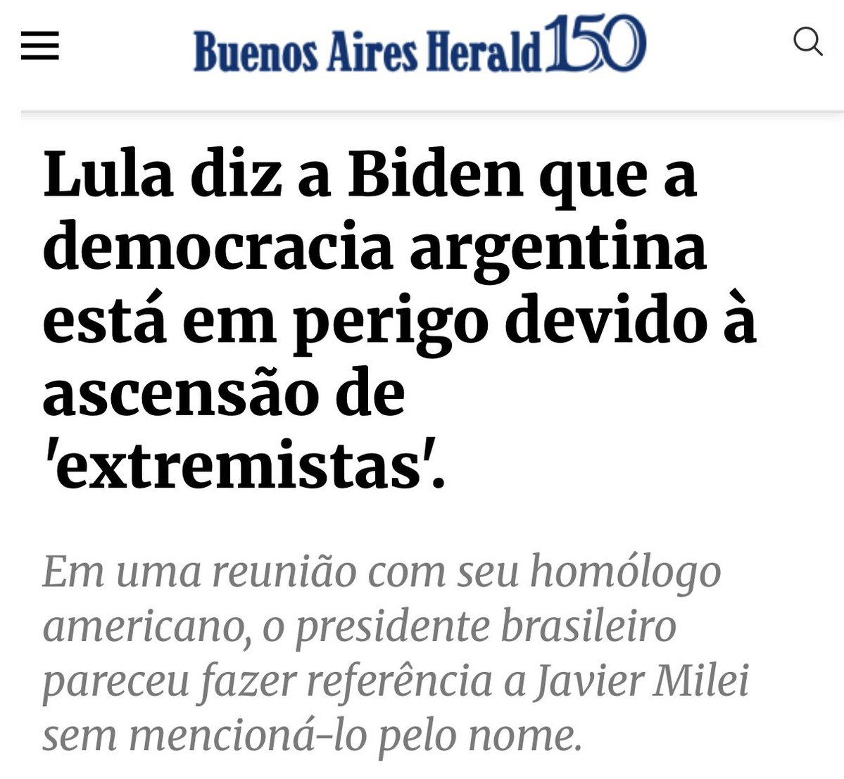 lordivan22's tweet photo. Brasil 🇧🇷/Argentina 🇦🇷: 
Você sabia? 

Você sabia que em 2023, antes das eleições na Argentina, Lula conversou sobre a política argentina com o então presidente americano Joe Biden? https://t.co/MGuRa5b2nI