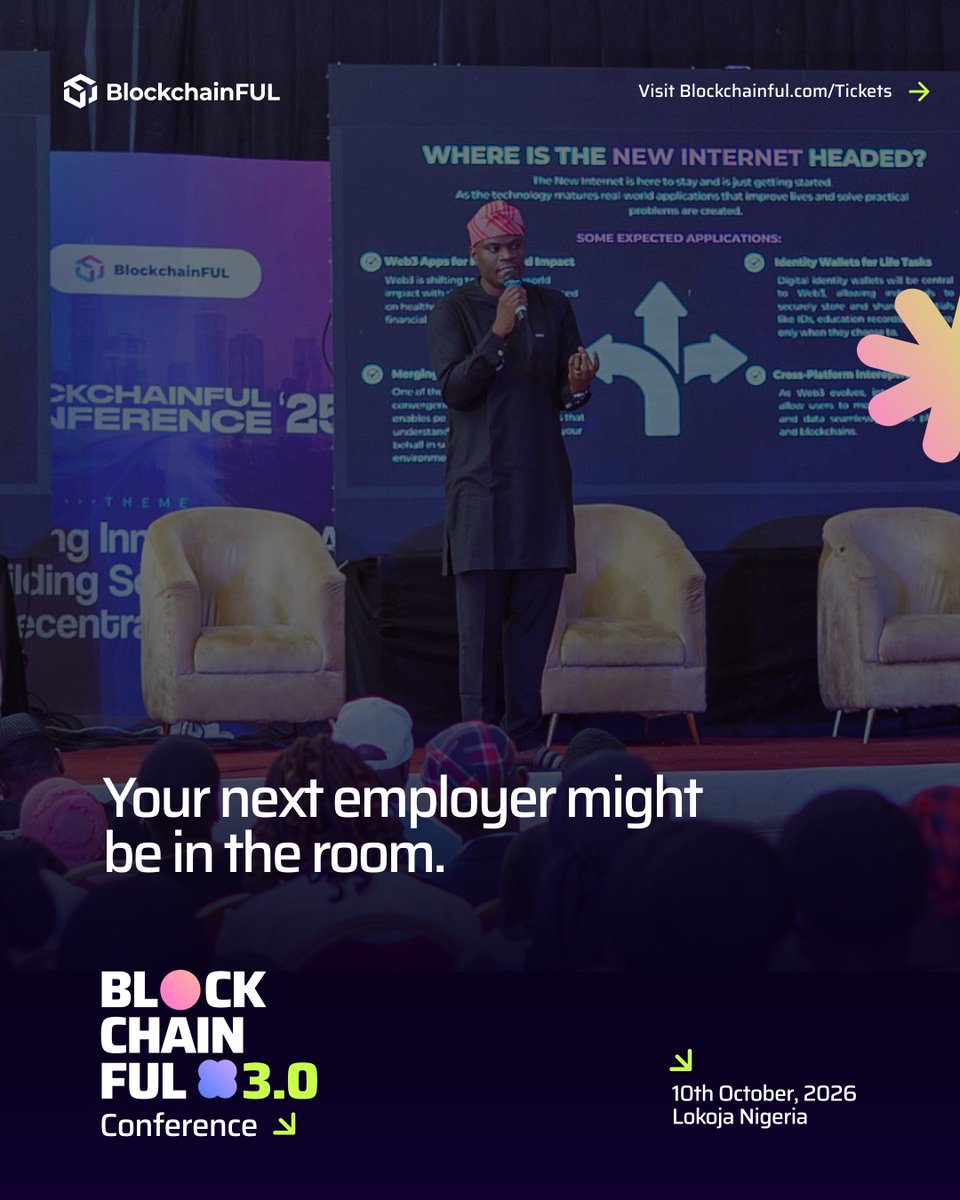 BlockchainFul's tweet photo. There is a reason people attend tech conferences.

It’s not just for the talks.
It’s not just for the pictures.
And definitely not just to say, “I was there.” 

It’s because one room can hold opportunities you didn’t know you were looking for.

Swipe through to see why you should attend #BlockchainFULConference2026

Reserve your sit here: https://t.co/oh80Omh7zR