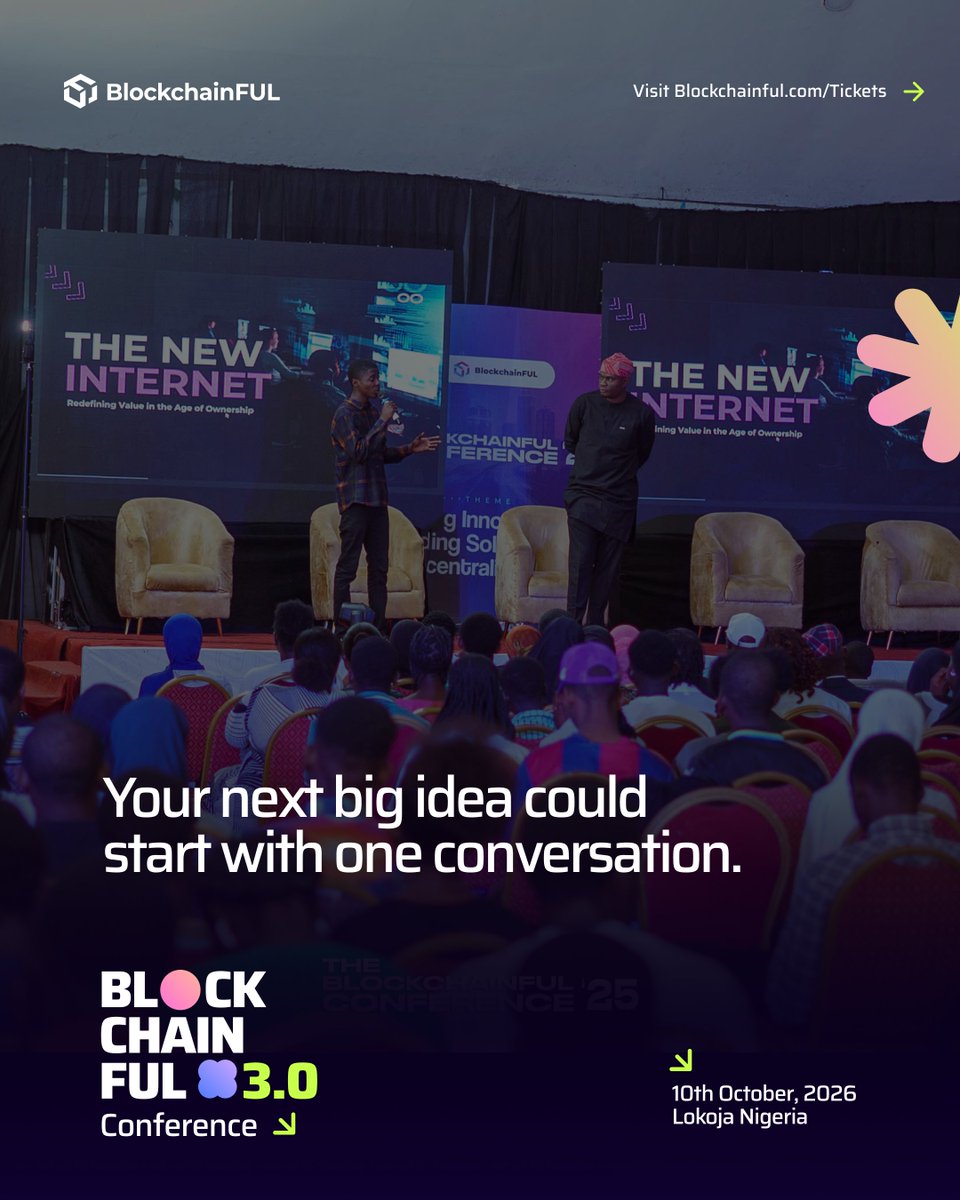 BlockchainFul's tweet photo. There is a reason people attend tech conferences.

It’s not just for the talks.
It’s not just for the pictures.
And definitely not just to say, “I was there.” 

It’s because one room can hold opportunities you didn’t know you were looking for.

Swipe through to see why you should attend #BlockchainFULConference2026

Reserve your sit here: https://t.co/oh80Omh7zR