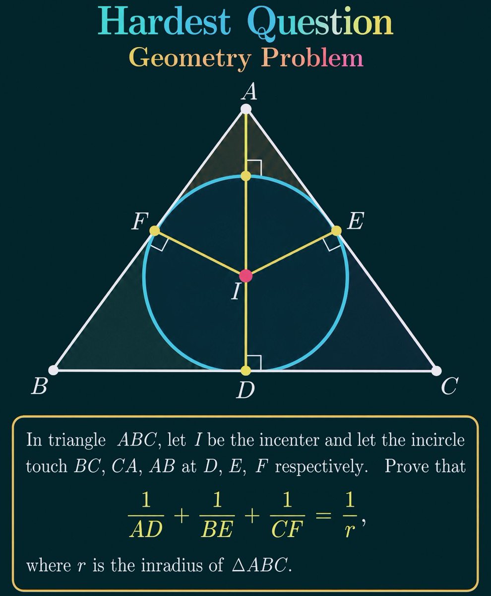 parth_hirpara05's tweet photo. The Hardest Geometry Problem! Can You Prove This? 📐🧠
#Geometry #MathProblem #Mathematics #GeometryChallenge https://t.co/yEXhiQXatd