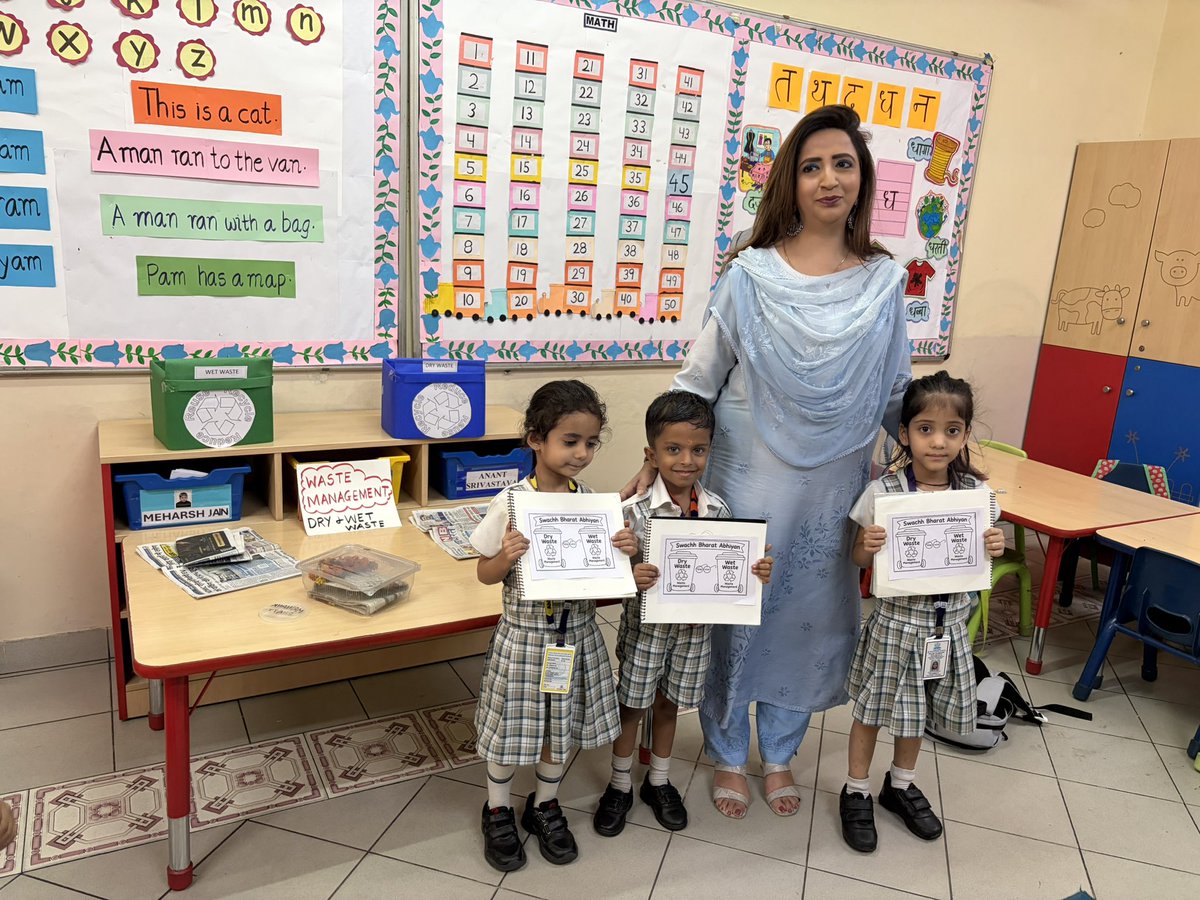 kanchansha83140's tweet photo. 🌍 Learning today for a cleaner tomorrow! Our little environmental champions explored wet and dry waste management as part of SDG 12. ♻️

#SDG11years #Ahlconintlsdg2026 
#ActBefore2030 #SdgActionPulse 

@ashokkp @y_sanjay @pntduggal @ShandilyaPooja @anupmauppal7 @sdg4all https://t.co/ozCnaorwIB