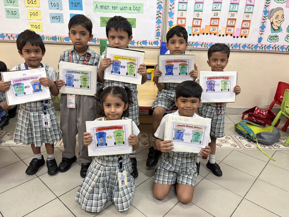 kanchansha83140's tweet photo. 🌍 Learning today for a cleaner tomorrow! Our little environmental champions explored wet and dry waste management as part of SDG 12. ♻️

#SDG11years #Ahlconintlsdg2026 
#ActBefore2030 #SdgActionPulse 

@ashokkp @y_sanjay @pntduggal @ShandilyaPooja @anupmauppal7 @sdg4all https://t.co/ozCnaorwIB