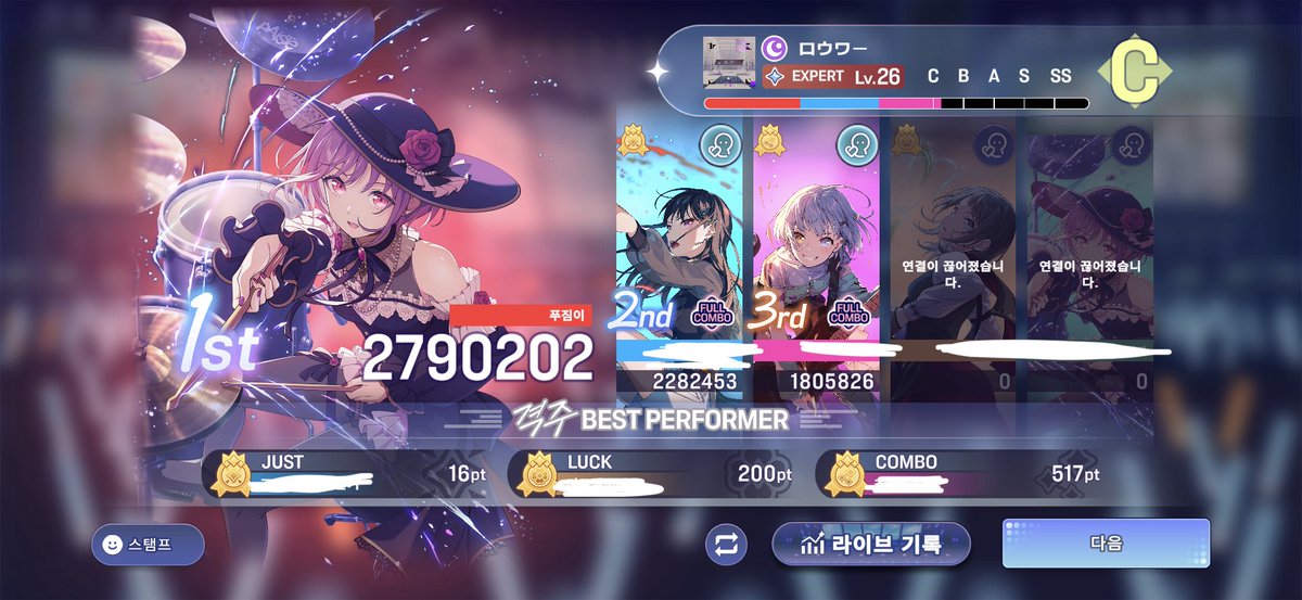 ___u2u___'s tweet photo. 아니 웬일로 1등해서 오오ㅠㅠ 햇는데 두명이 튕겨서였음... https://t.co/YzfoWqWQNl