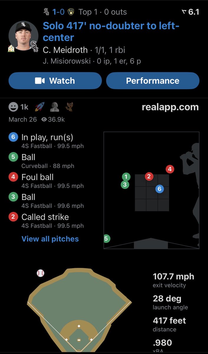 natmcdermott2's tweet photo. 2025 Brewers:

Allowed a homer to the first batter they faced
Won the NLC
Set a franchise record for wins
Had the best record in baseball 

2026 Brewers:

Allowed a homer to the first batter they faced
Won the NLC
Set a franchise record for wins
Had the best record in baseball https://t.co/9f6ulxRFRw