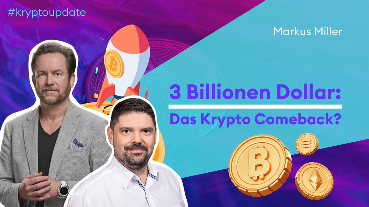 Markus_Miller's tweet photo. War mir wieder einmal eine Freude! #kryptoupdate mit Richy bei Börse Stuttgart TV https://t.co/eAC0EtgeeI
#bitcoin #blockchain #Youtube #BaFin #Schweiz #tokenisierung https://t.co/J18MvZiUU8