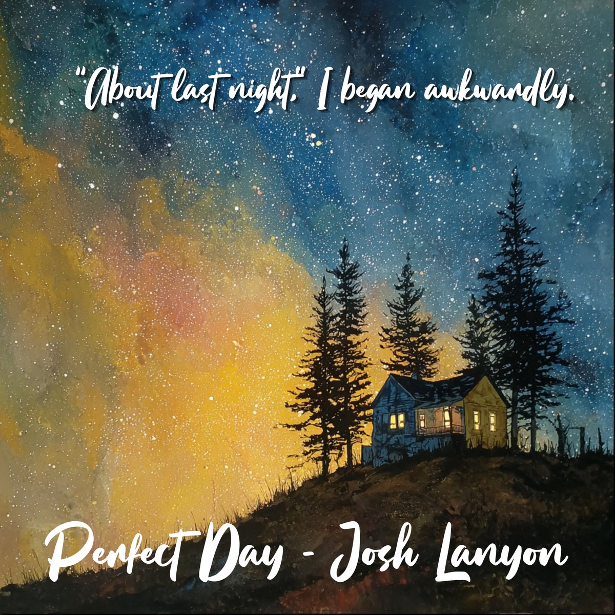 JoshLanyon's tweet photo. 🐝A short story about love, loss and starting over 🌞- PERFECT DAY - Only on Fourthwall https://t.co/D0GkgM8oBj  #mmromance #firstlinefriday #shortstories https://t.co/k7kLqqUYe5