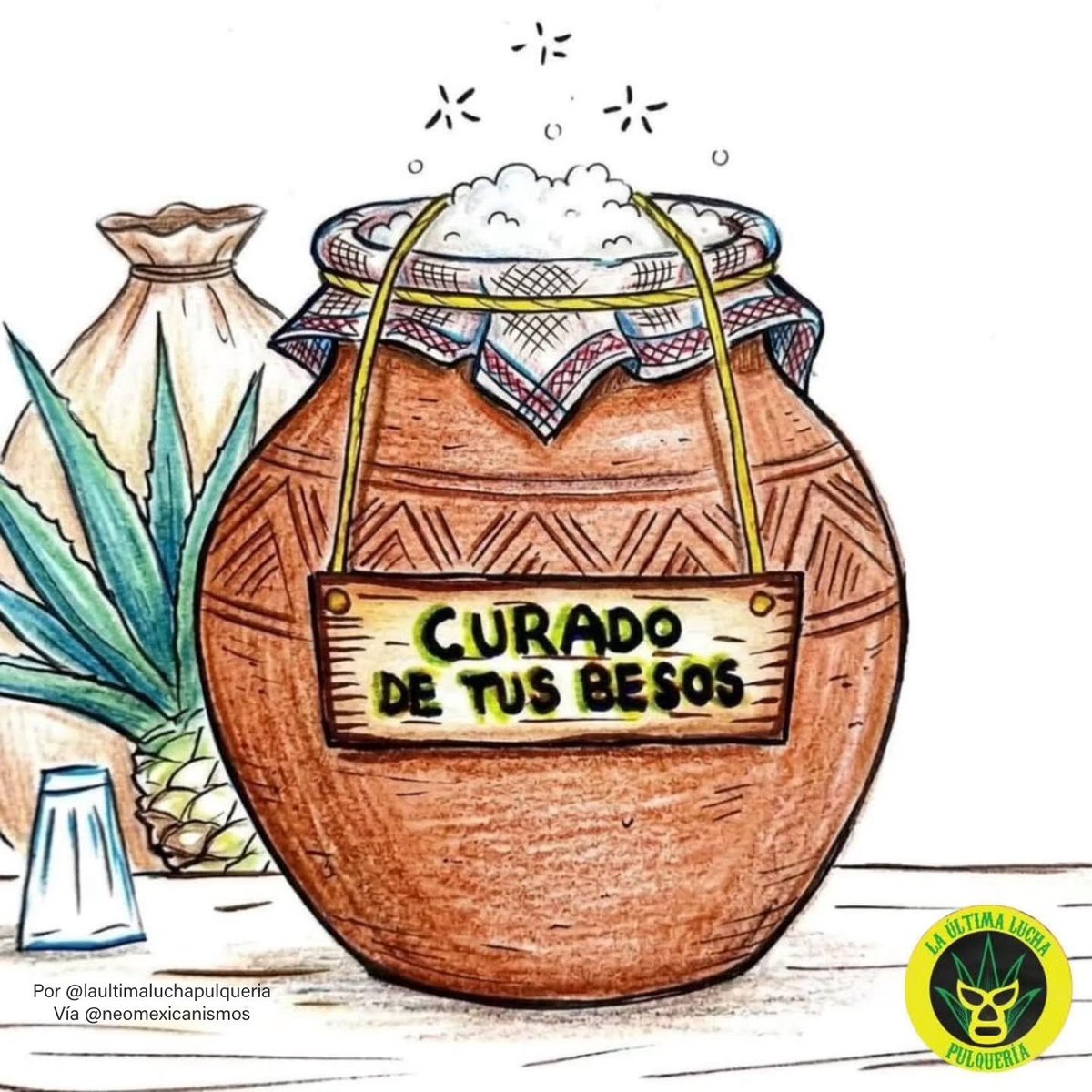 NeoMexicanismos's tweet photo. Curado de tus besos 💋💋😌 por @laultimaluchapulqueria #neomexicanismos https://t.co/7btorzSamV