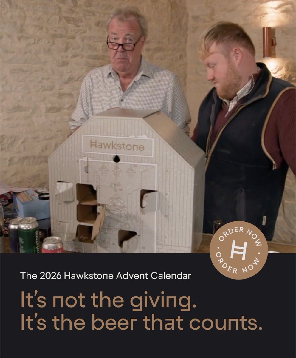 FamersDog's tweet photo. The new Hawkstone Calendar is out now which begs the questions. When is it too early to start thinking about Christmas?  Spooky season hasn’t even reached us yet 😬. https://t.co/KZVrUxCISL