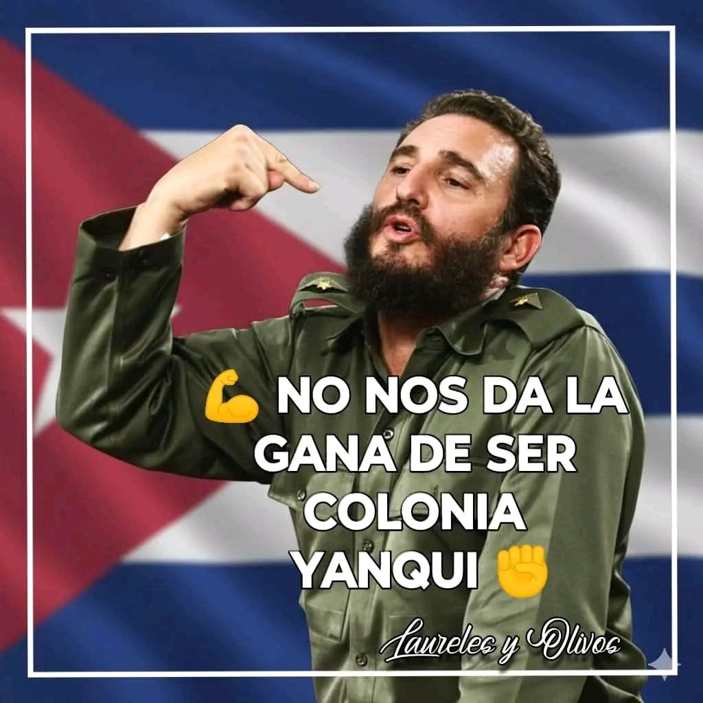 AbelSan95's tweet photo. #FidelViveEntreNosotros
#FidelPorSiempre
#FidelEsFidel
#ElLegadoDeFidel
#SocialismoOMuerte
#PatriaOMuerte
#ElSigloDeFidel
#100AñosConFidel #FidelVive
@ValoresTeam1 @QbaDCorazon @cafemartiano @IzquierdaUnid15 @DefendiendoCuba
@DeZurdaTeam_ @WalterNoris @LorenzoOsbel https://t.co/1YNHfILBF5