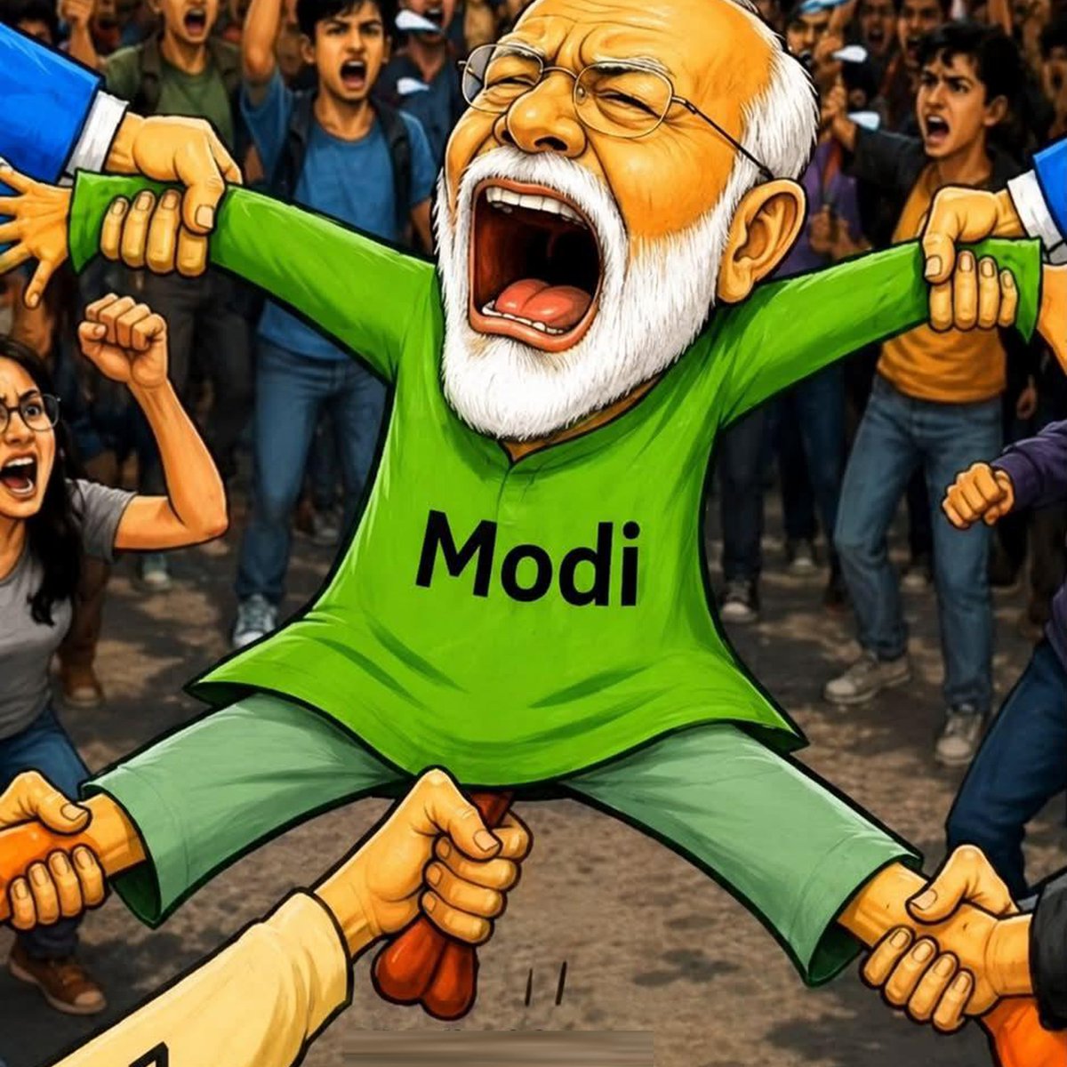 RameshP13331808's tweet photo. Yaksh to yudhishthir::
What is the biggest surprise ЁЯРг about @RitikaChopra__ report in Indian Express??
Yudhishthir to Yaksh::
Prabhu, concerning Parties are not giving any reaction, while #ModiNaxals are feeling endless pain as if, their both bollocks are squeezed.. https://t.co/djrqWSp62e