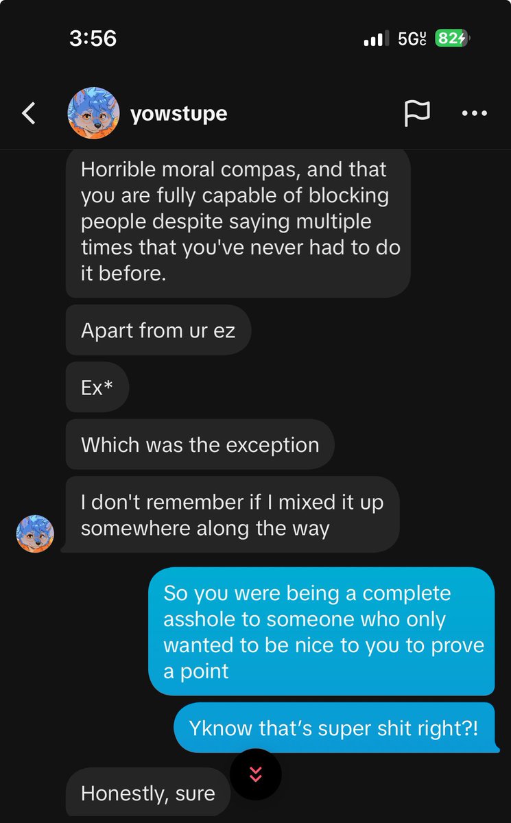 Tony2Secret's tweet photo. Adding on to this he did the same thing to me and after admitting to manipulating me and calling me a lost puppy he bashes me and calls his art better just a terrible person https://t.co/rXV7NiVVjb
