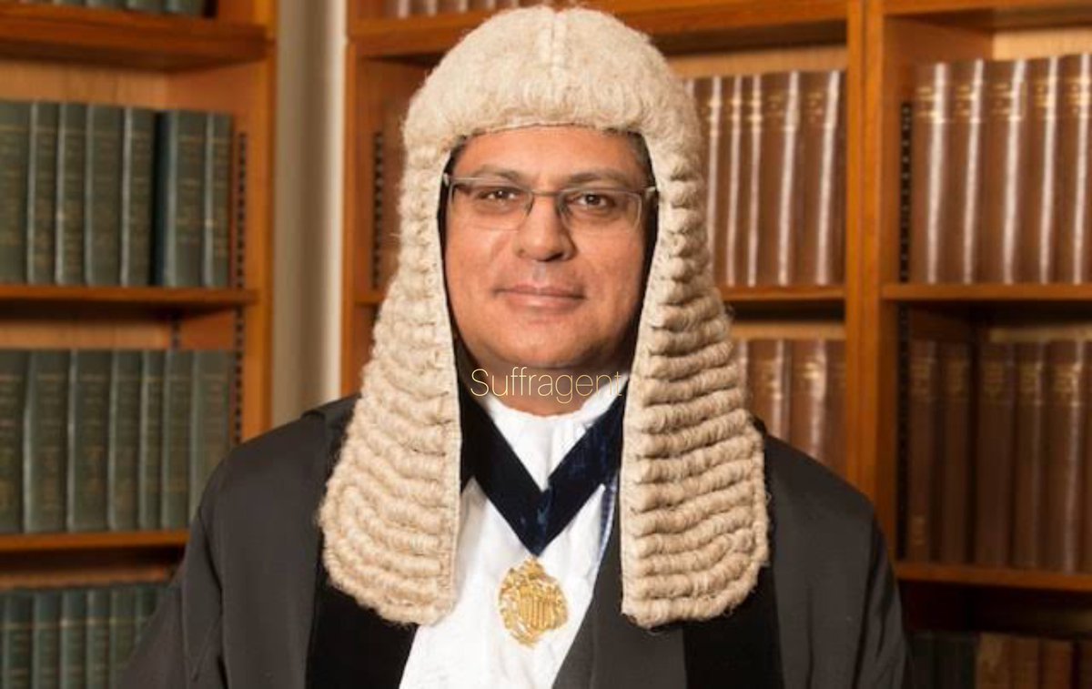 Suffragent_'s tweet photo. This is Tan Ikram, the lefty judge who denied @RealDannyTommo bail.

He previously let Nigel Farage’s attacker go free, got a formal warning for liking a pro-Hamas post and refused to jail the anti-Semitic ‘paraglider’ girls. 

More #twotierjustice in the UK. 🇬🇧 https://t.co/BXcsWXew4s