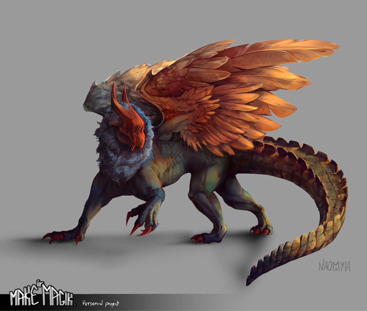 Naomyia's tweet photo. #Creaturedesign / apex predator Tchervokrev of my personal project MAKE IT MAGIK

Swipe for the 30 sec time-lapse 
And if you want to check for others of my works I suggest you to take a look at my instagram account!

#digitalart https://t.co/aAgFtA27ZY