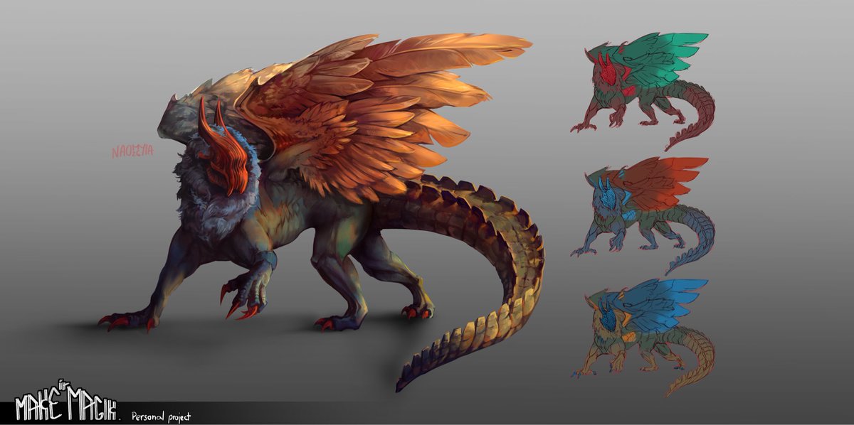 Naomyia's tweet photo. #Creaturedesign / apex predator Tchervokrev of my personal project MAKE IT MAGIK

Swipe for the 30 sec time-lapse 
And if you want to check for others of my works I suggest you to take a look at my instagram account!

#digitalart https://t.co/aAgFtA27ZY