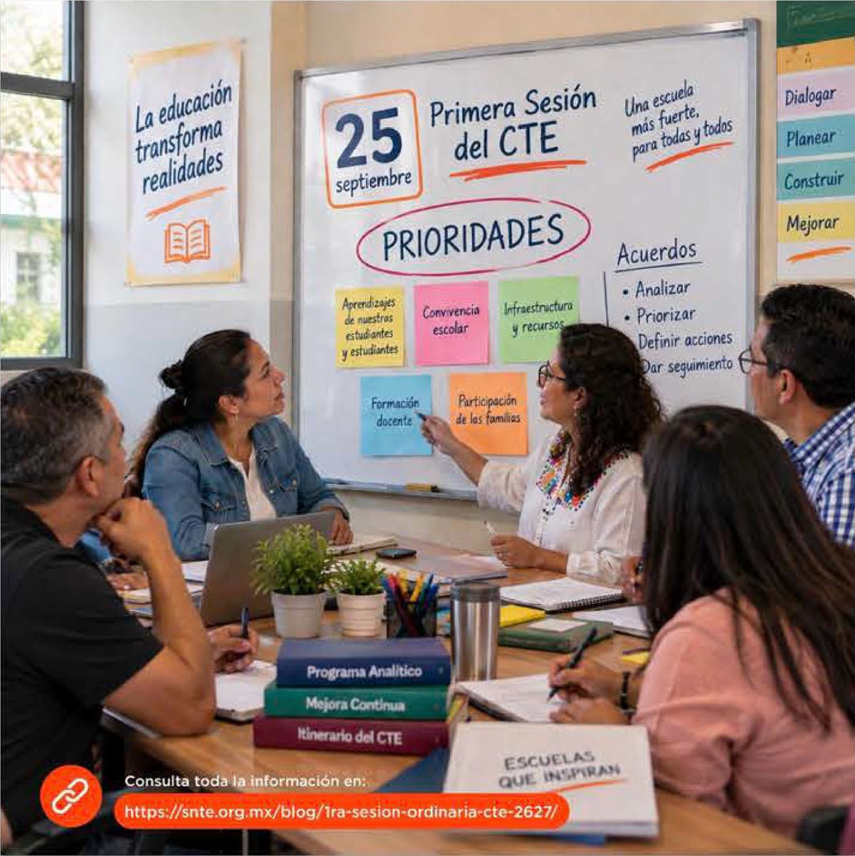 snte49nay's tweet photo. ¡Hoy es el día! 🤩
Primera Sesión Ordinaria del CTE.

Cada colectivo conoce mejor que nadie los desafíos de su comunidad. 

Te deseamos éxito y te acompañamos con toda la información de la sesión, descárgala en:
https://t.co/PHzw67a7Ub https://t.co/5dD3QMKgvC